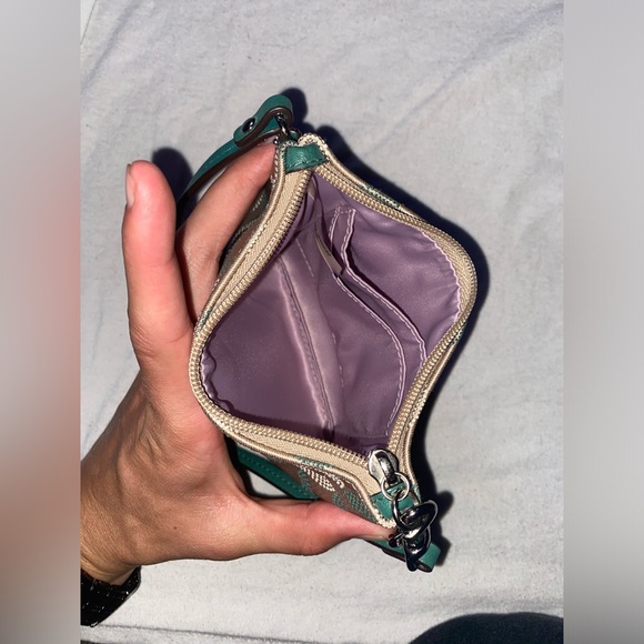 Vintage Coach Ashley Dotted OP Art Wristlet - Picture 3 of 4